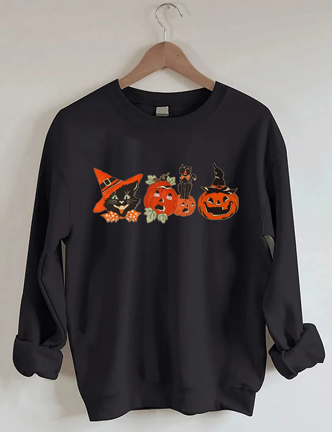 Halloween Cat Sweatshirt