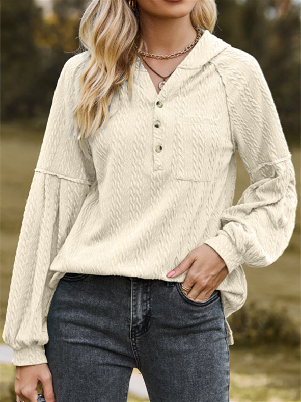 Women Long Sleeve V-neck Graphic Floral Printed Top