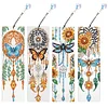 4Pcs Special Shape Dream Catcher Butterfly 5D DIY Diamond Painting Bookmark