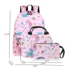 Kid Printed Backpack Student Bags 3 Pcs Sets