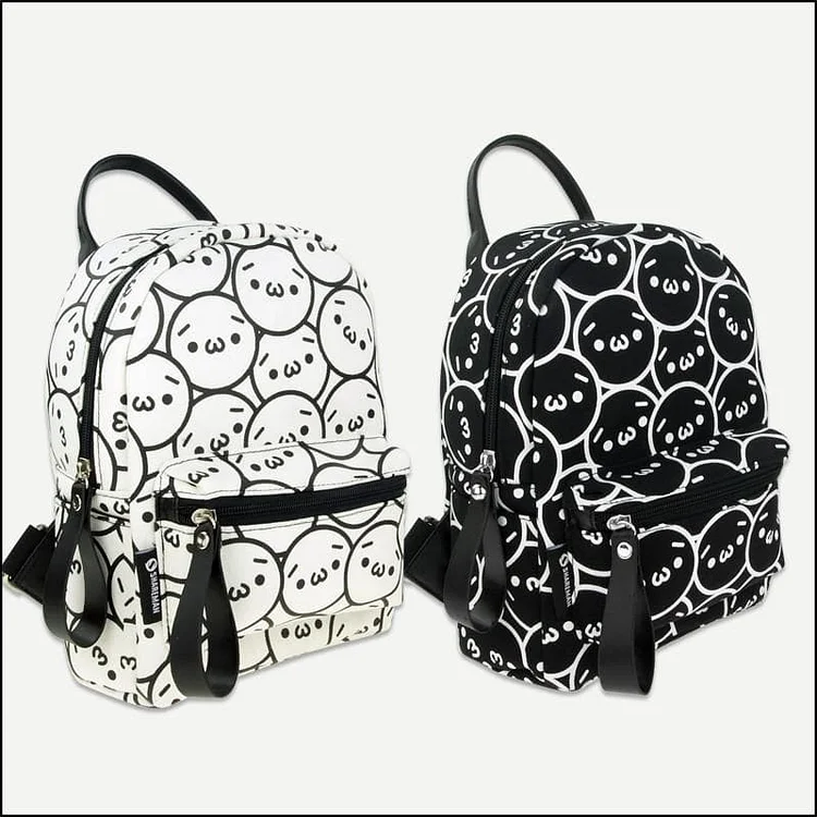 Beige/Black Emoji Backpack SP179047