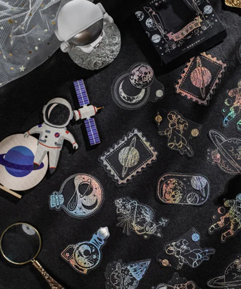 180 Pcs Fantasy Laser Theme Stickers Set-Himinee.com