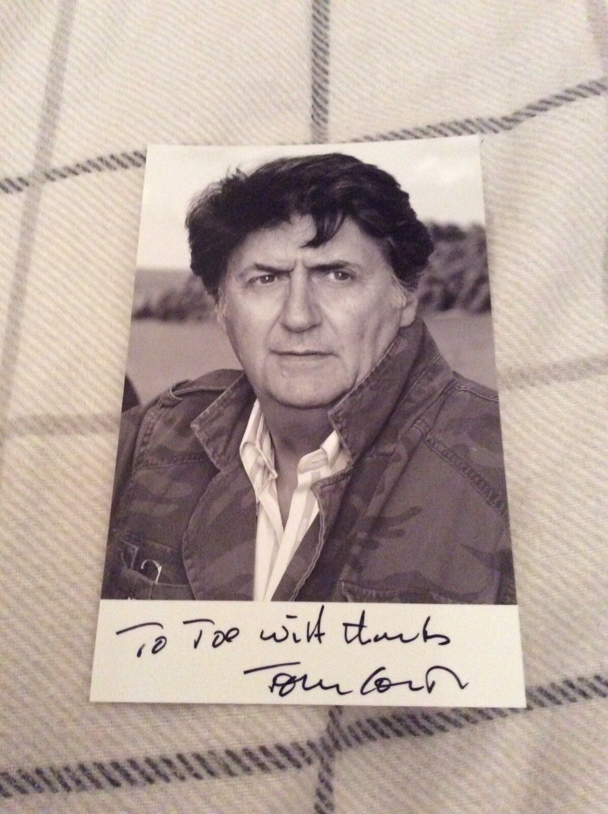 TOM CONTI (SHIRLEY VALENTINE) SIGNED Photo Poster painting