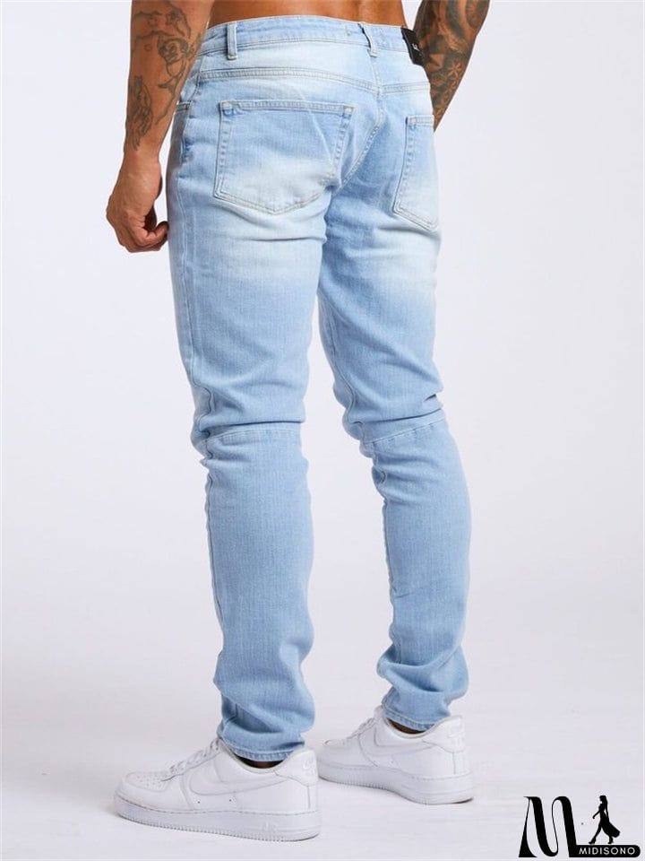 MidiSono - Men's Fashion Casual Slim Fit Demin Pants