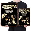Creedence clearwater revival - Panneaux en &eacute;tain m&eacute;tallique(20*30cm/30*40cm) - Musique