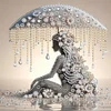 (US Local)4Pack Umbrella-Crystal Rhinestone Diamond Painting(30x30cm)