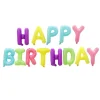 16" HAPPY BIRTHDAY Aluminum Film Letters Balloons Birthday Party Celebration Decors