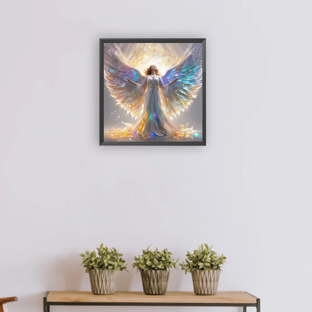Diamond Painting - Full Round Drill - Angel(Canvas|30*30cm)