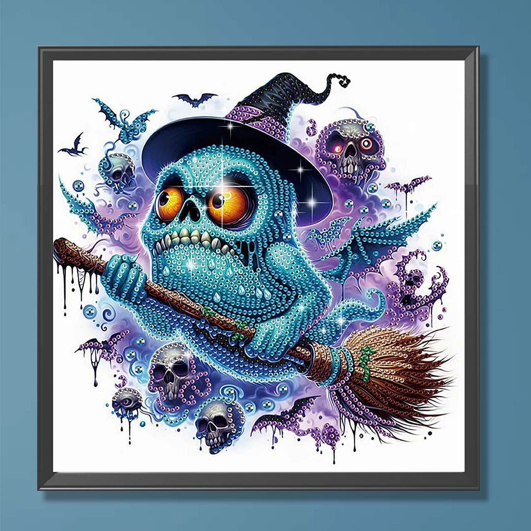 Diamond Painting - Partial Special Shaped Drill - Halloween Monster(Canvas|30*30cm)