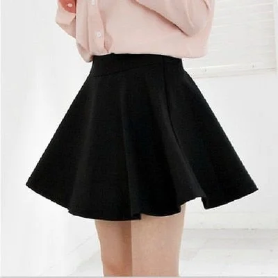 2019 New Summer Women's Style Korean Skirts Fashion Sexy Girl Mini Elastic Pleated Skirt for Female JYF Brand