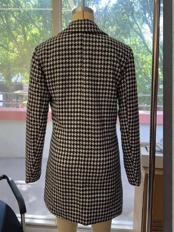 Nigikala Nigikala Fashion Thousand Bird Lattice Jacket