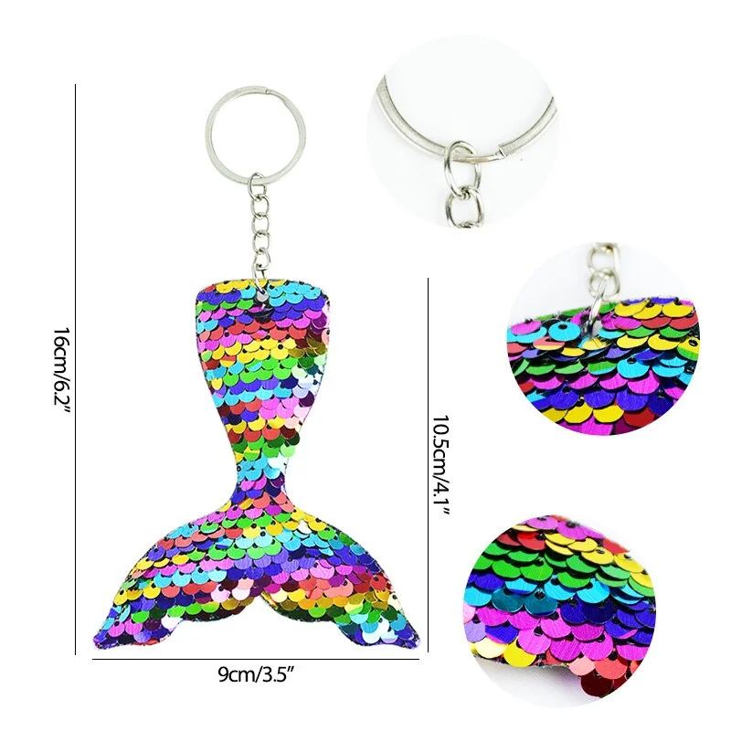 6Pcs Mermaid Party Gifts Keychain Bracelet Ornaments Mermaid Theme Birthday Party Decoration Girl Baby Shower Favors Kids Toy