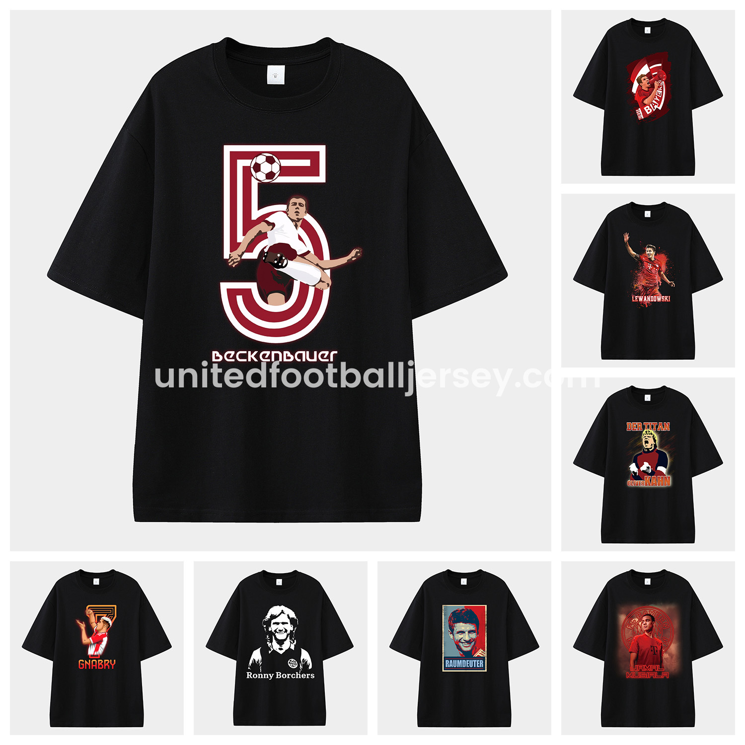 Bayern Munich 125th Legendary Players Unisex Pure Cotton T-shirt