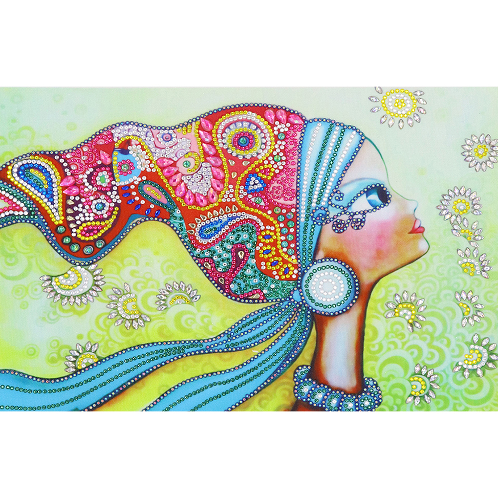 

40*30CM-Beauty-Special Shaped Diamond Painting, 501 Original