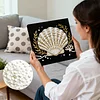 Seashell DIY Pearl Art Diamond Painting Kit for Adult Home Decor 25x25cm With Frame