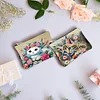 2pcs DIY Diamond Art Diamond Dot Card Pack Diamond Painting Coin Pouch (White Cat)