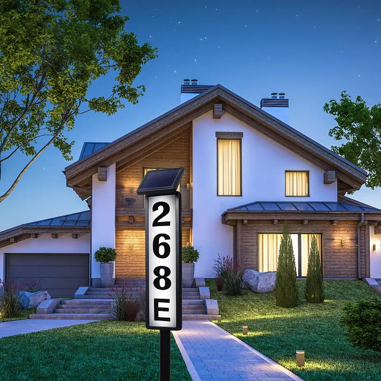 Solar Doorplate Light