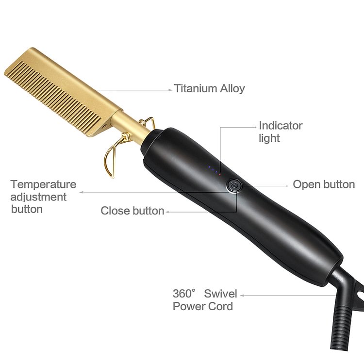 Hair Straightener Flat Irons Straightening Brush Hot Heating Comb Hair Straight Styler Corrugation Curling Iron Hair Curler Comb
