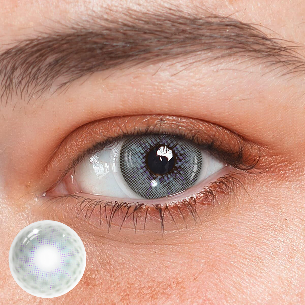 Cassia Light Gray Coloured Contact Lenses