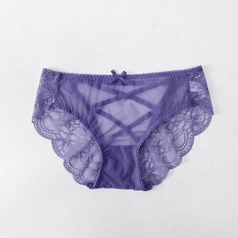 Ladies sexy soft underwear, breathable, transparent underwear, size M, L XL, high quality
