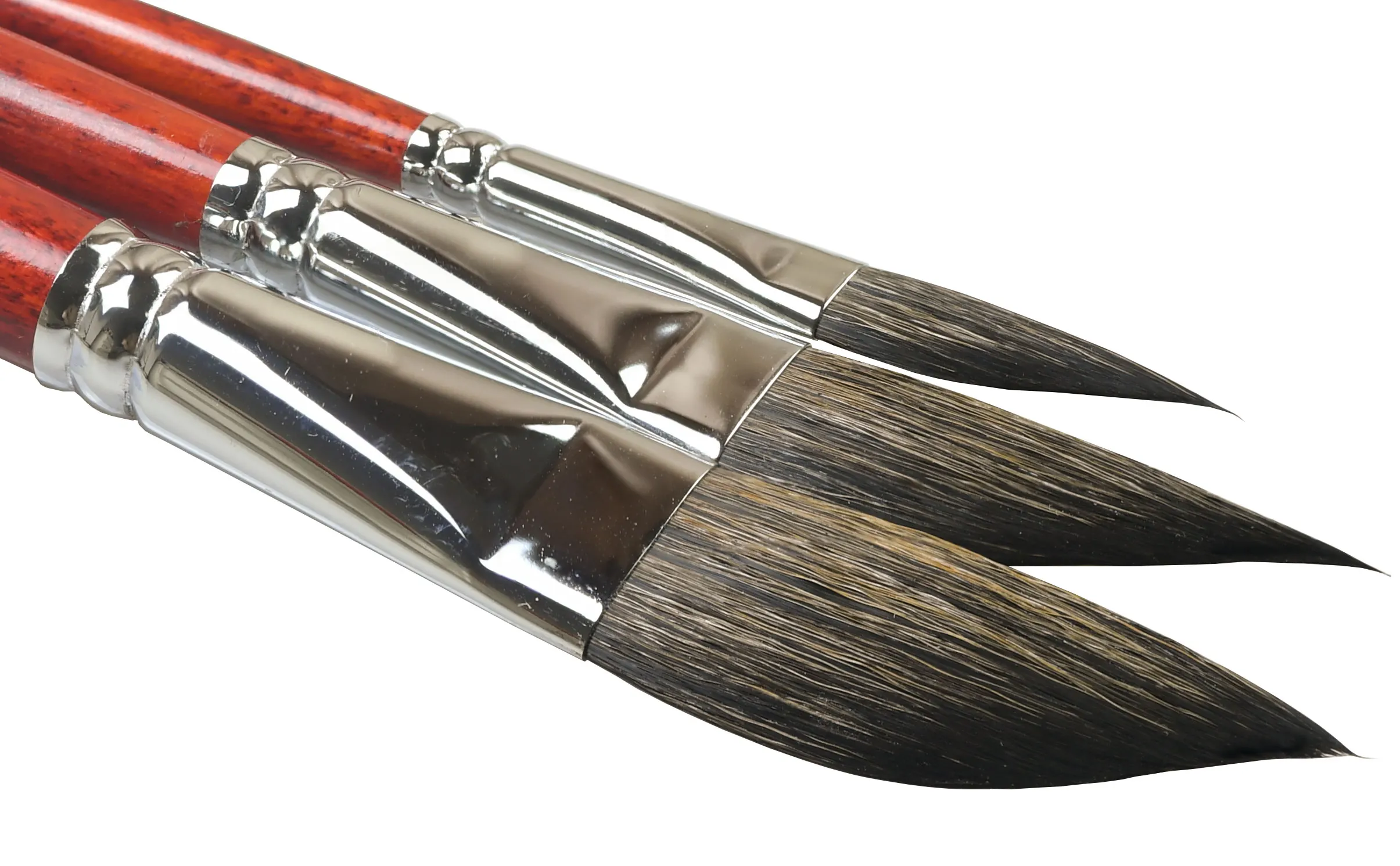 Free Shipping Biaelk 666DS Dagger Shape Squirrel Mix Hair Wooden Handle ...