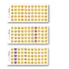 8 BAGS Lovely 660 Emoji Stickers for Children Scratchbook Diary Phone Water Bottle DIY Decoration