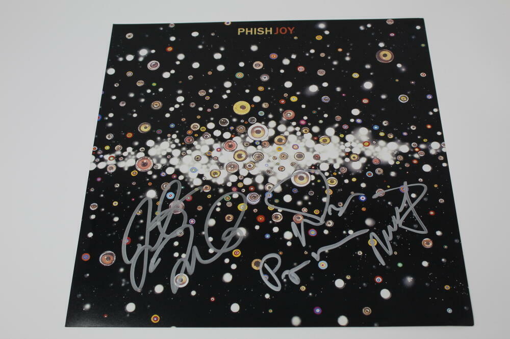 PHISH FULL BAND X4 SIGNED AUTOGRAPH JOY ALBUM FLAT - TREY JON MIKE PAGE REAL COA