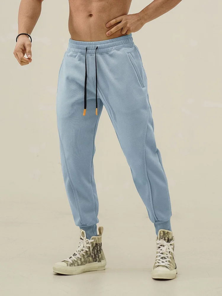  Men's Loose Three-dimensional Patchwork Leggings Trousers
