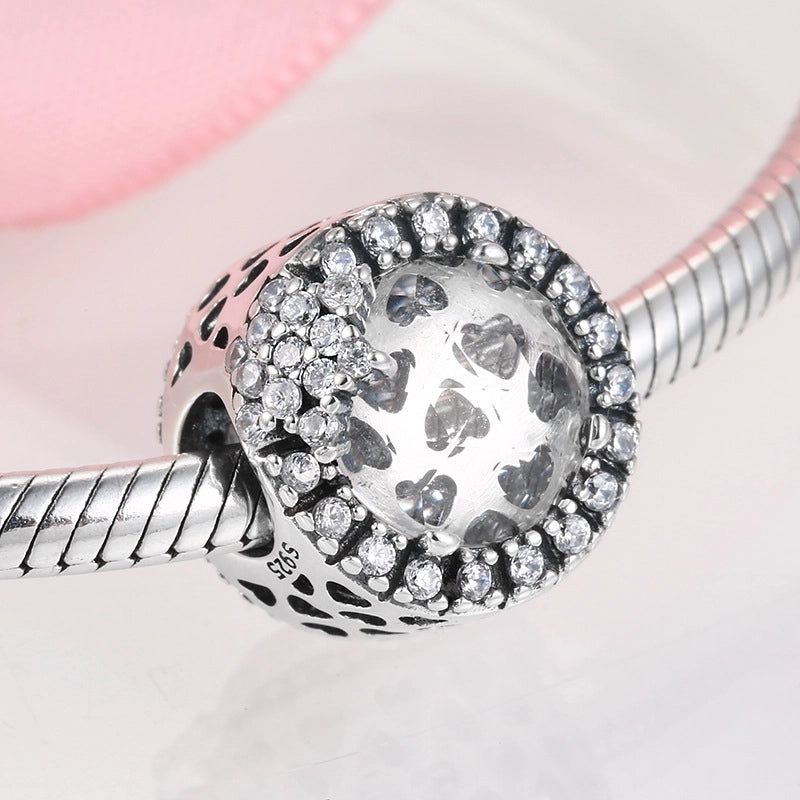 1 Piece 925 Sterling Silver Opal Round Jewelry Accessories