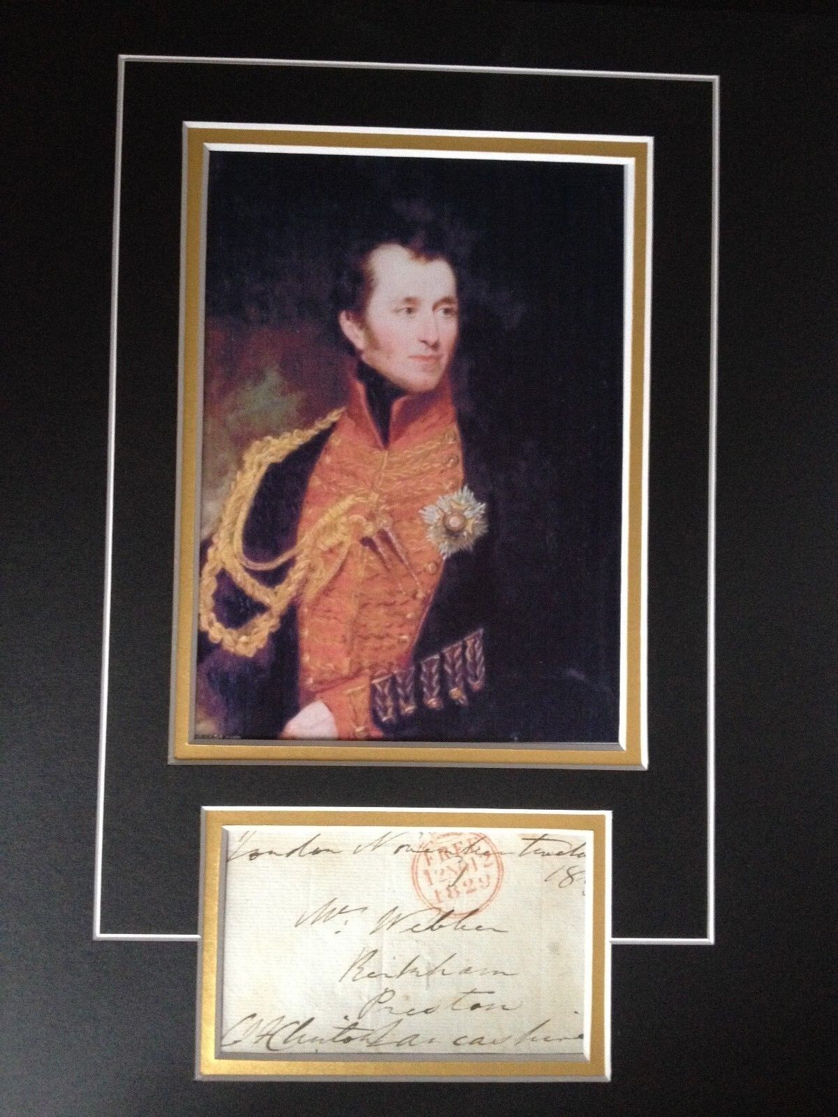 WILLIAM HENRY CLINTON - ARMY GENERAL - NAPOLEONIC WARS - SIGNED Photo Poster painting DISPLAY