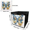 (US Local)DIY Diamond Painting Storage Box Canvas Organizer Box Diamond Painting Kit (E)