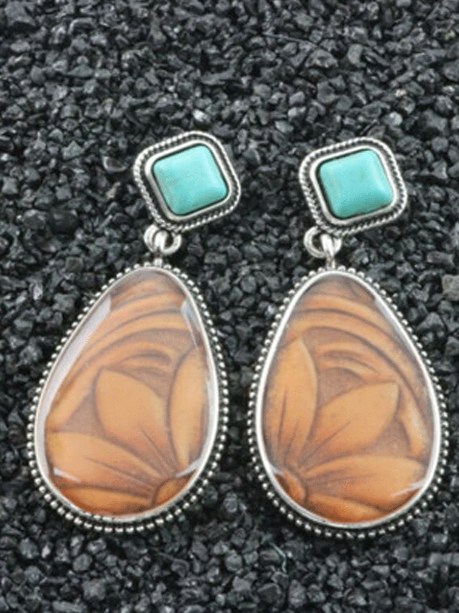 Vintage Sunflower Earrings