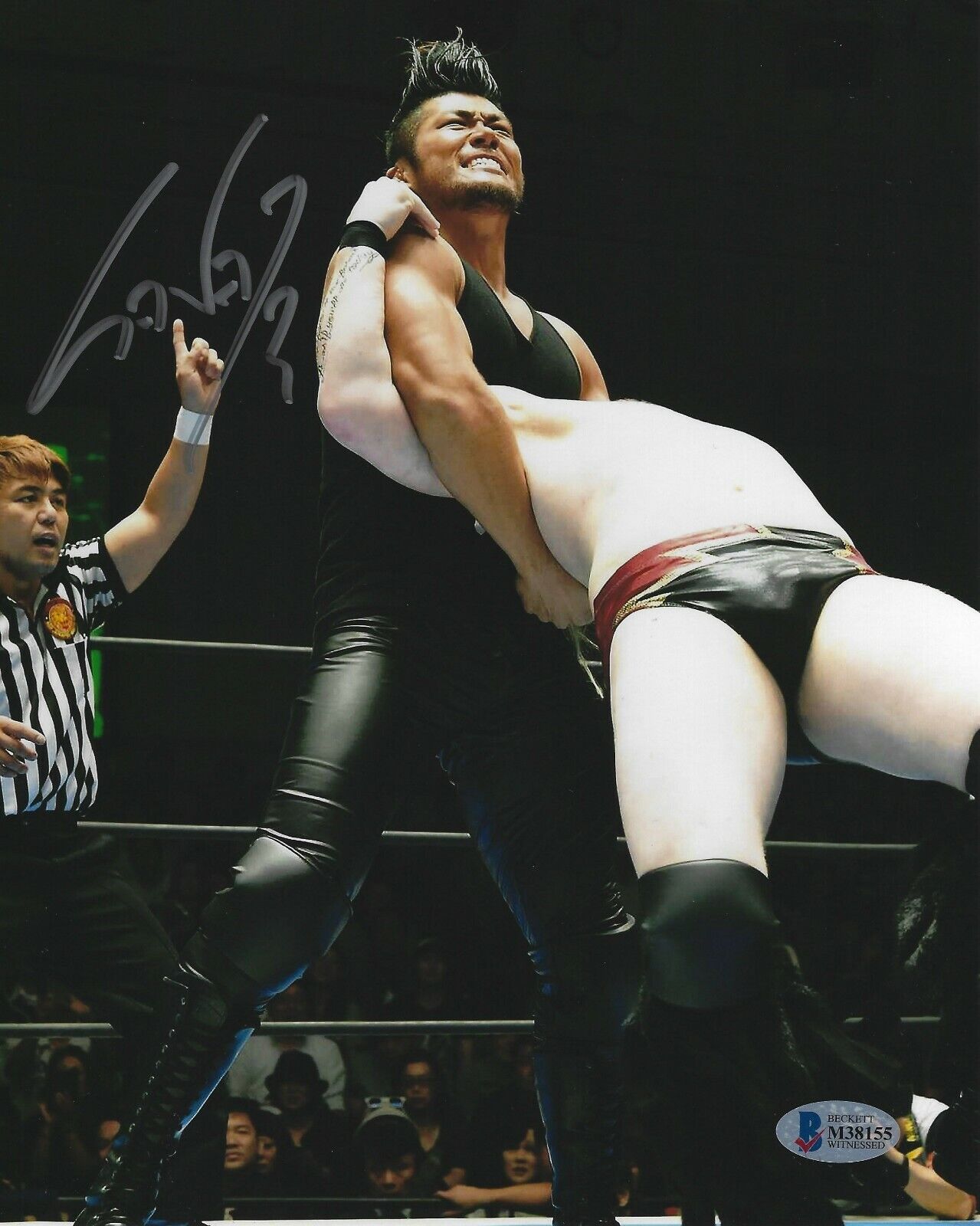 Sanada Signed 8x10 Photo Poster painting BAS Beckett COA New Japan Pro Wrestling LIJ Autograph 6