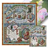 Four Seasons Winter-14CT Stamped Cross Stitch 40*51cm/15.75*20.08in