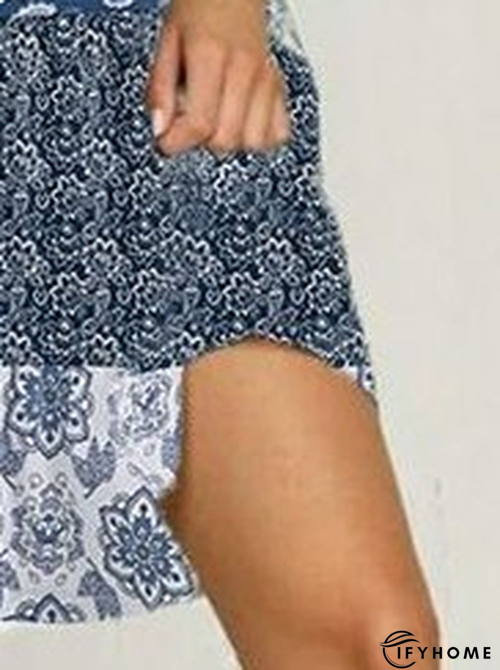 Short Sleeve Holiday Weaving Dress | IFYHOME