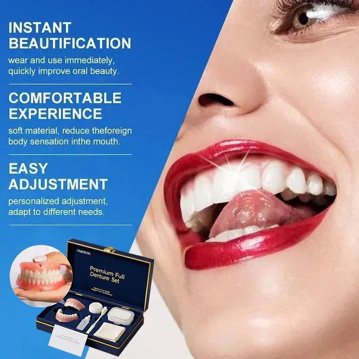 Ends Today: 70% OFF! ⏰ Medical Full Denture with Strong Suctiond🦷Obtain American Dental Association (ADA) Certification