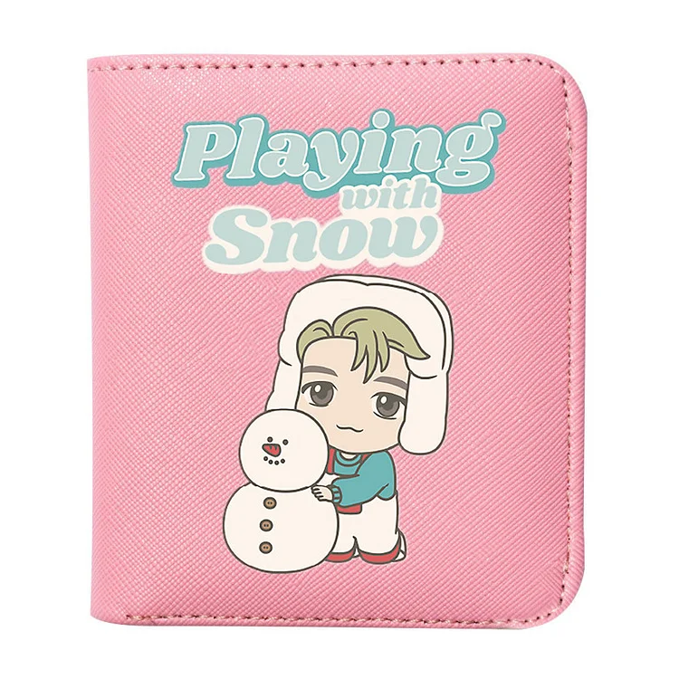 BTS Playing With Snow Wallet