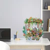 >SALE<Acrylic Garden Rocking Chair Desktop Diamond Art Kits for Home Office Decor