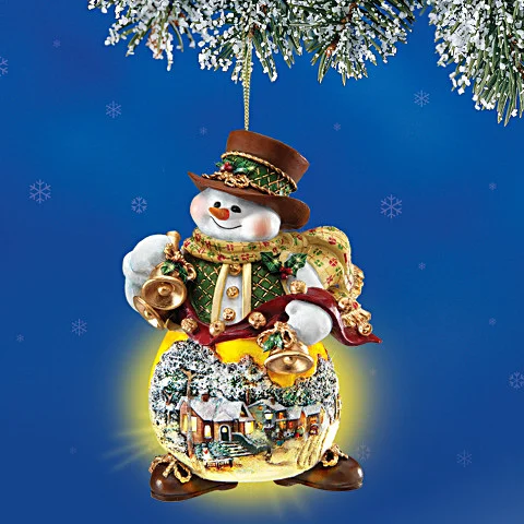 🎅Thomas Kinkade-:Christmas tree decoration