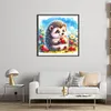 Hedgehog-Partial 11CT Stamped Cross Stitch Bead Embroidery 36*36cm/14.17*14.17in tapestrymarket