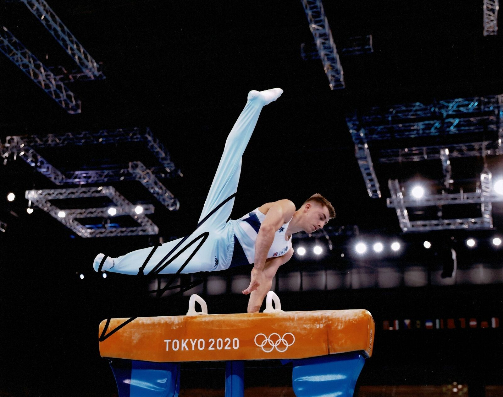 Max Whitlock Signed 10X8 Photo Poster painting Rio 2016 Tokyo 2020 Genuine Signature AFTAL COA A