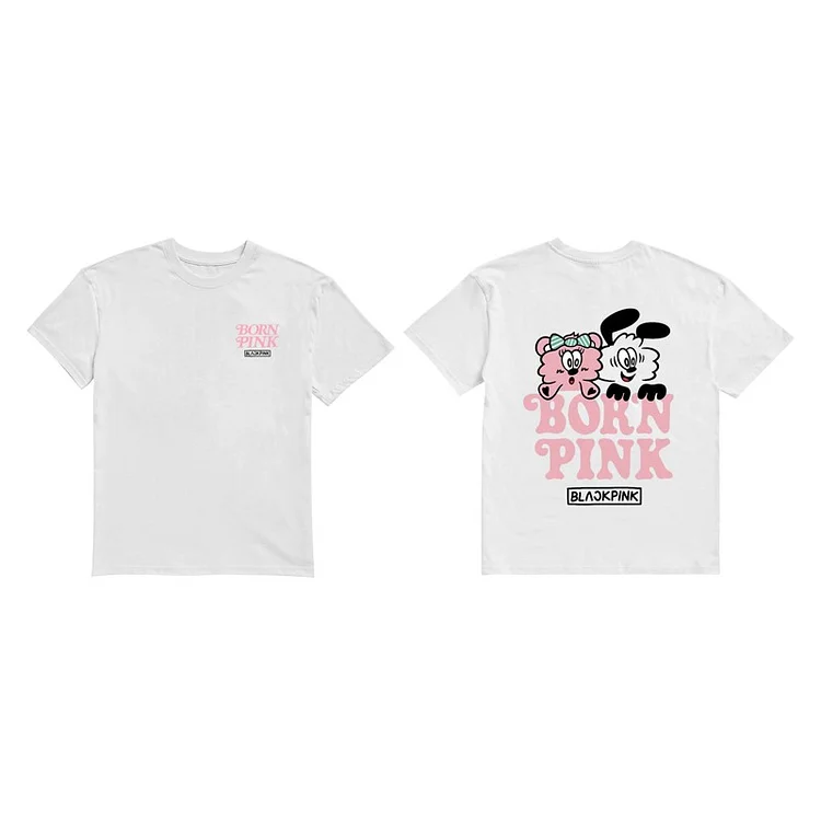 BLACKPINK BORN PINK Pop-Up Experience In New York White T-Shirt