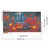 (70*40cm)Halloween Pumpkin Lantern - Full Round Drill Diamond Painting