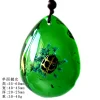 Insect Amber Pendant Natural Butterfly Specimen Insect Amber Necklace Children's Hanging Accessories