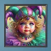 Diamond Painting-5D Full Round Drill Clown(40*40 CM)