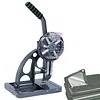 [US Local Warehouse] Semi Automatic Tarpaulin Eyelet Press with 5000Pcs Metal Eyelets 10mm Hand Press Eyelet Grommet Machine for Fabric Leather Banners DIY Projects
