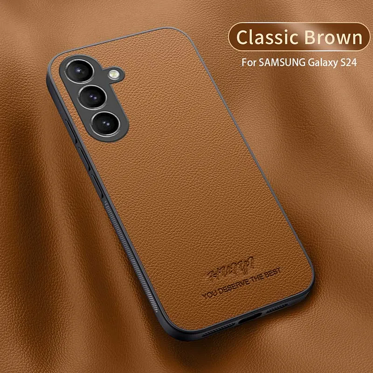 Luxurious Leather Shockproof Protective Magnetic Case