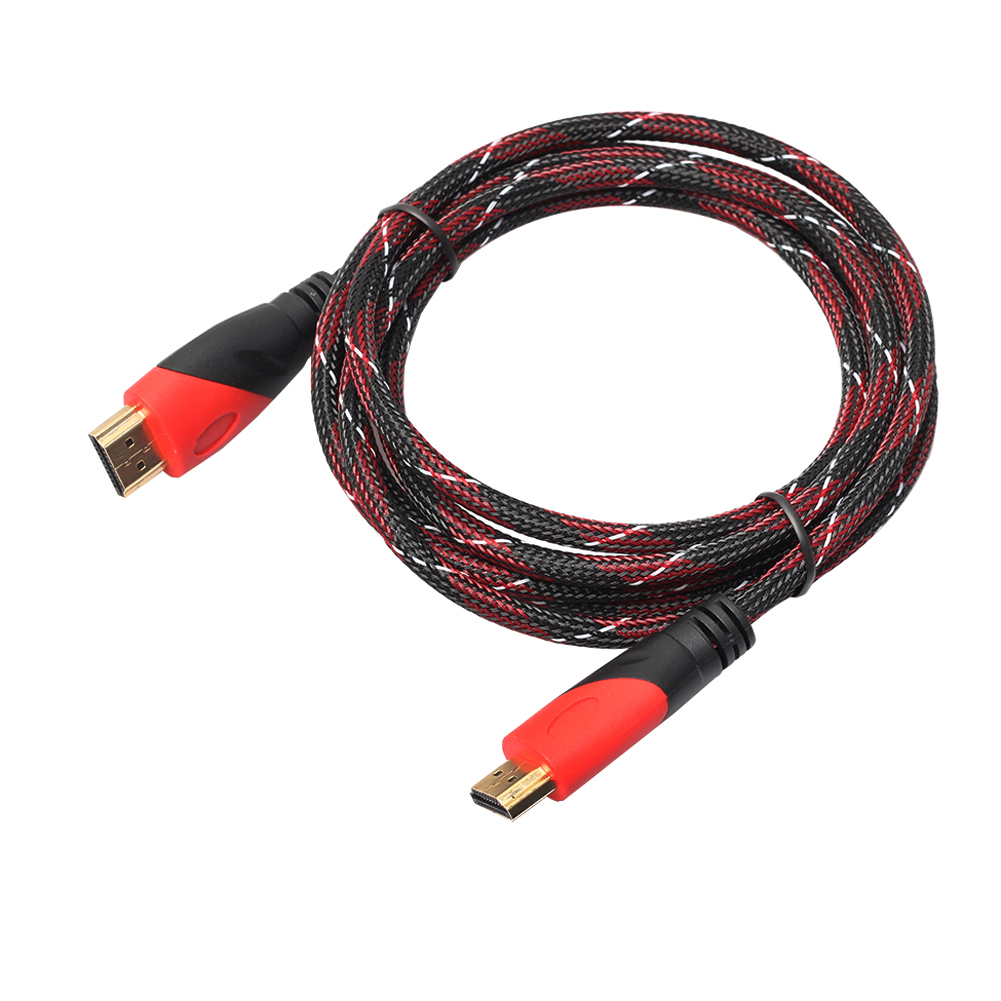 

New Braided HDMI-compatible Cable V1.4 AV HD 3D for PS3 Xbox HDTV 0.5-15M Meters 1080P, 501 Original