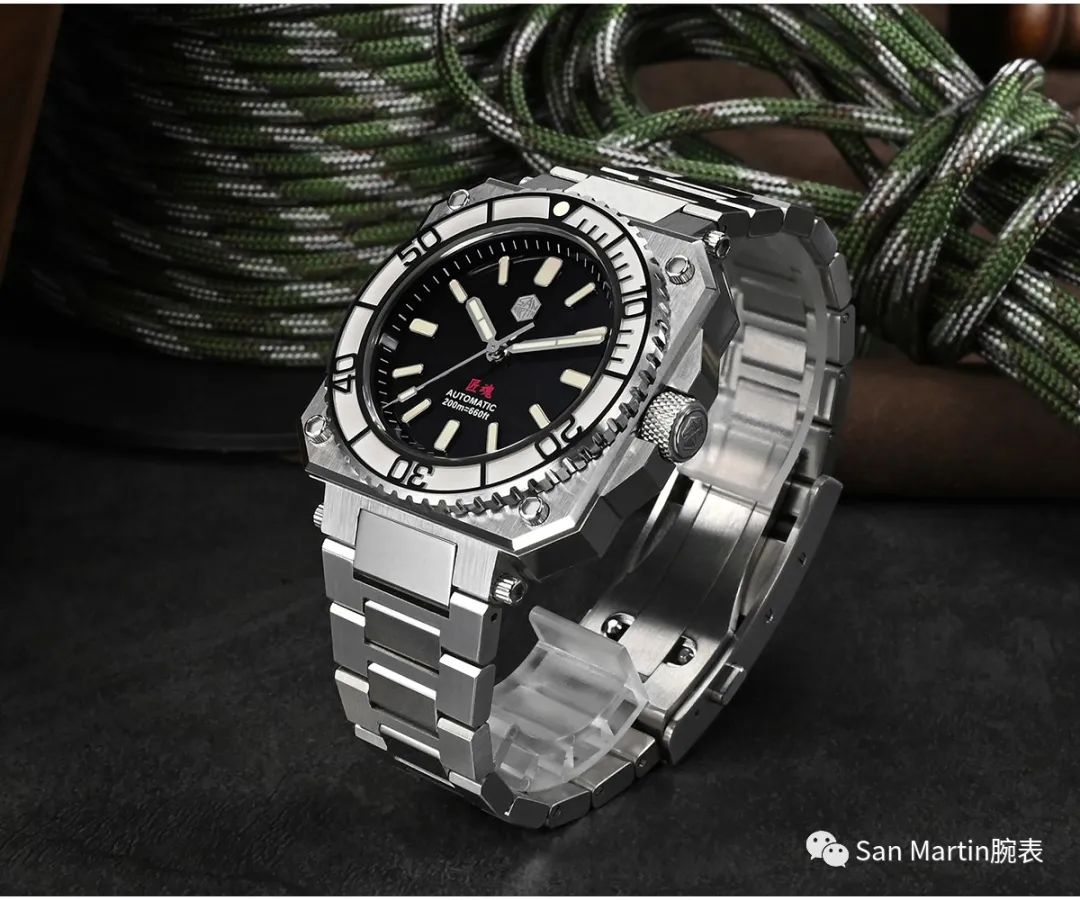 Video San Martin Original Design  Men Diver Watch ETA 2824-2 SN0010-G 