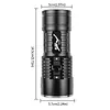 LED Dive Light Rechargeable Scuba Diving Flashlight Underwater Light for Diving